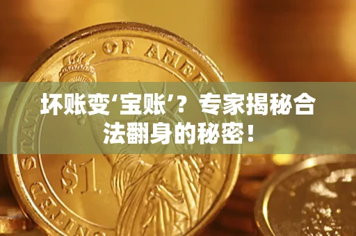 济南坏账变‘宝账’？专家揭秘合法翻身的秘密！