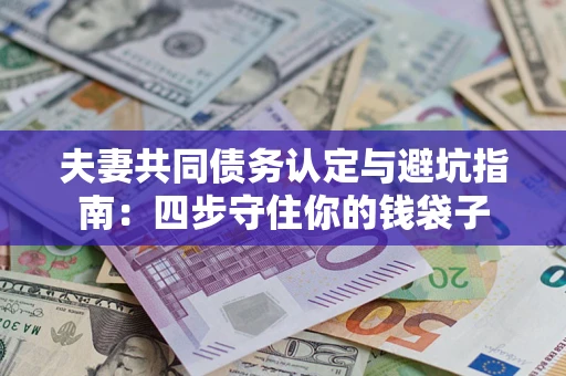 济南夫妻共同债务认定与避坑指南：四步守住你的钱袋子