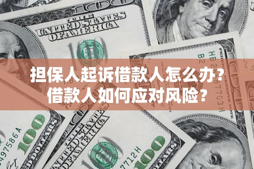 济南担保人起诉借款人怎么办？借款人如何应对风险？