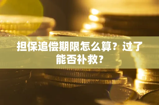 济南担保追偿期限怎么算？过了能否补救？